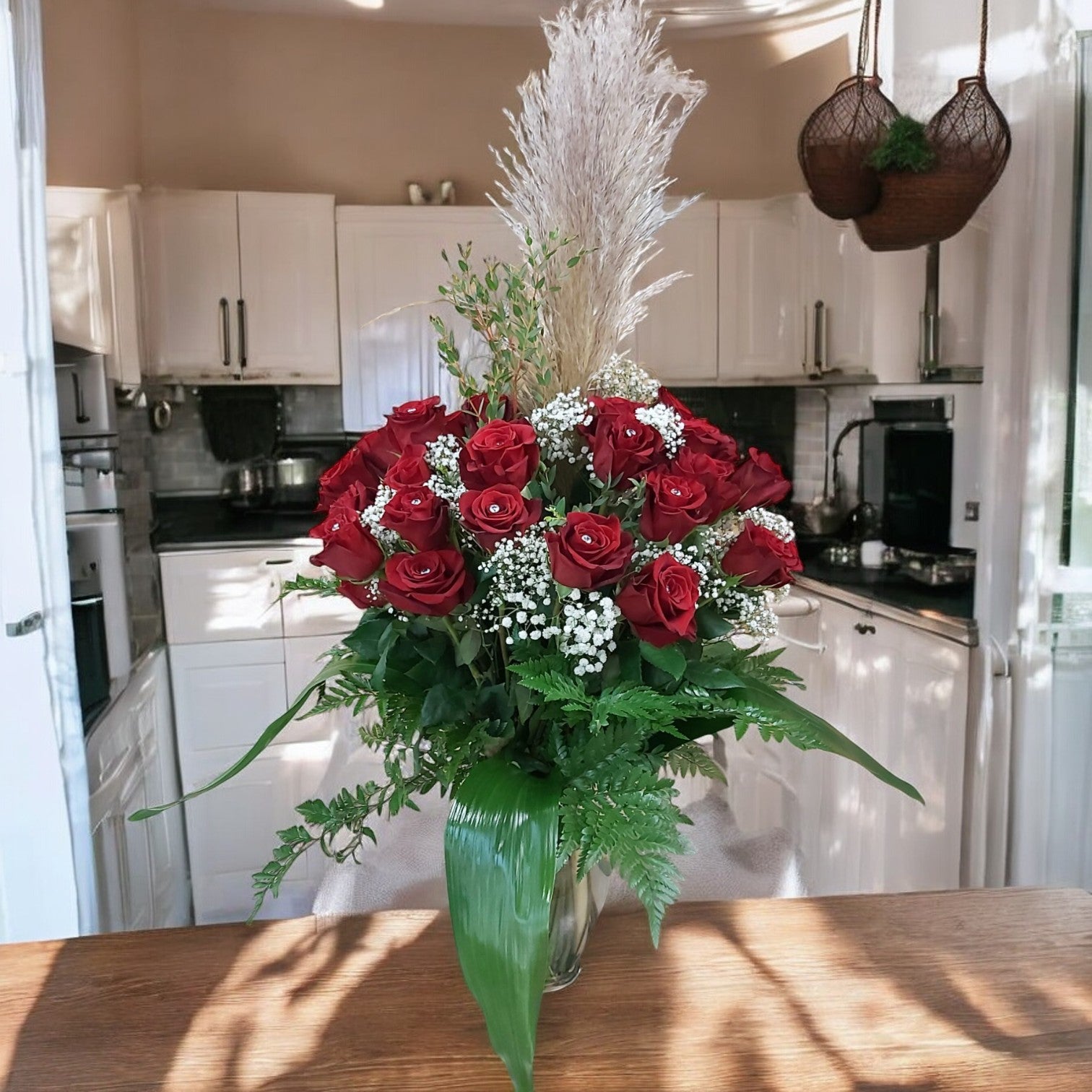 Bouquets de roses rouges