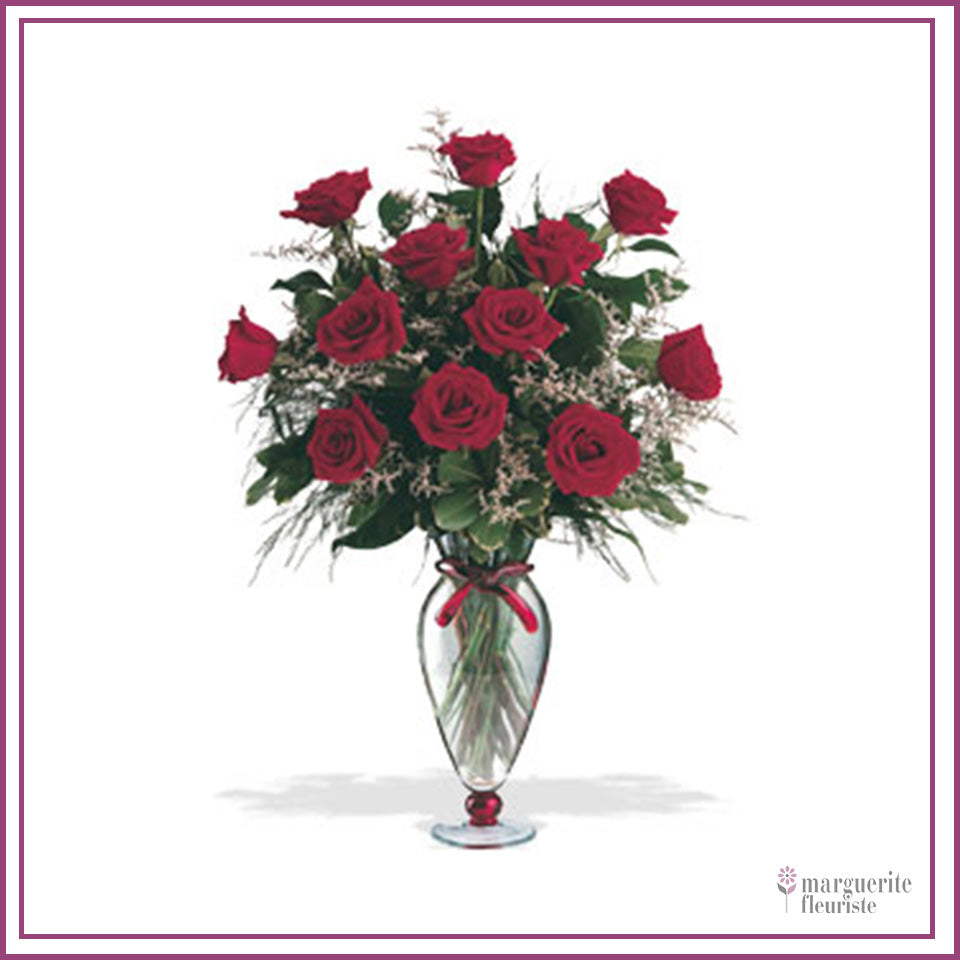 Bouquets de roses rouges