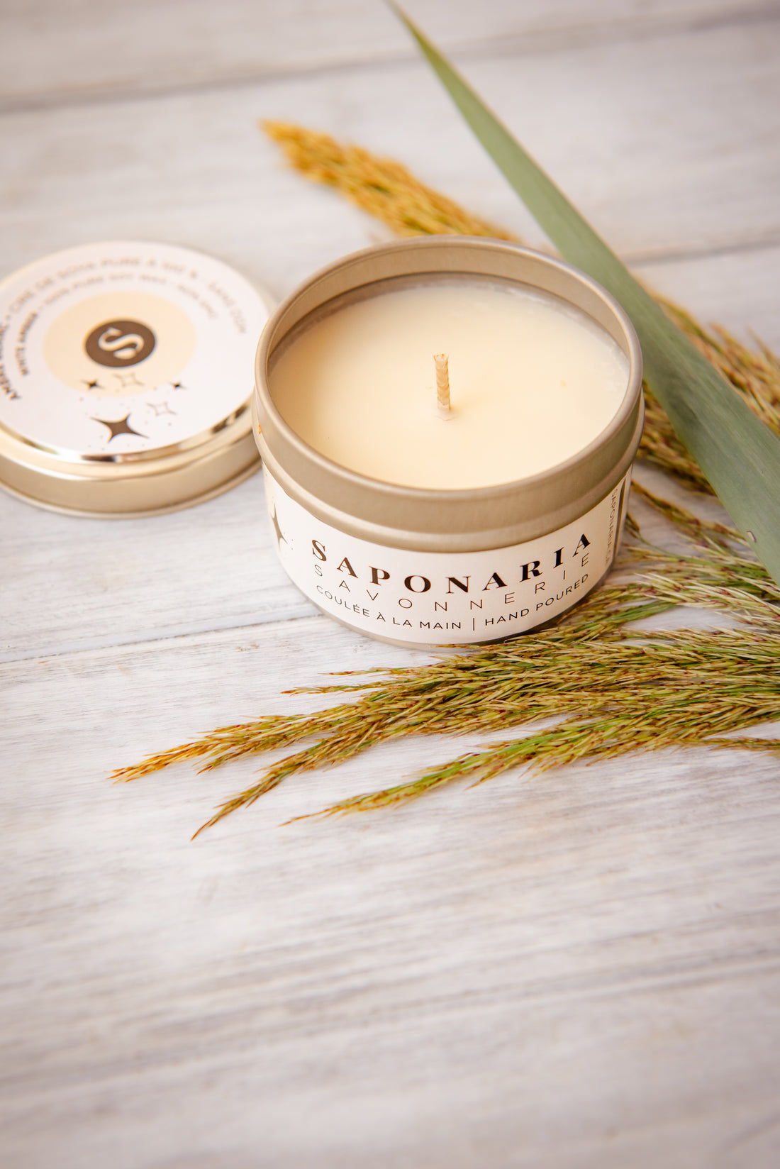Soy candle - White amber