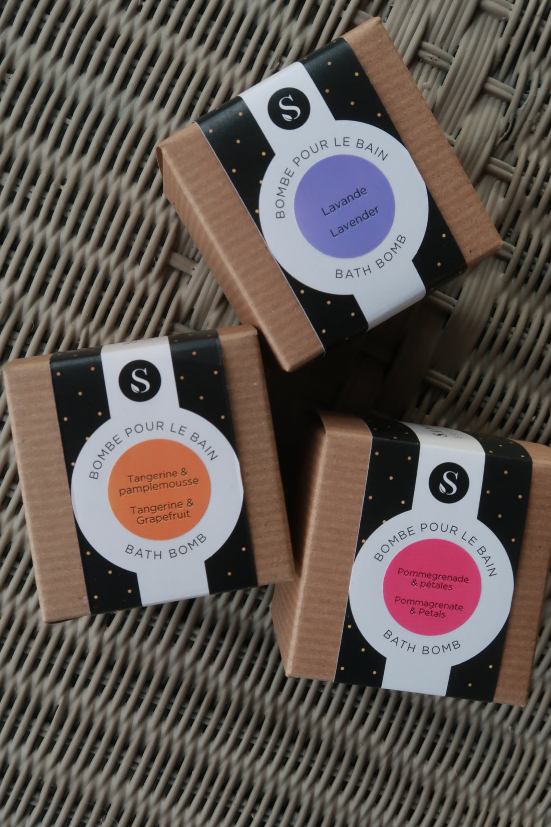 Bombes de bain en boite - Tangerine & Pamplemousse