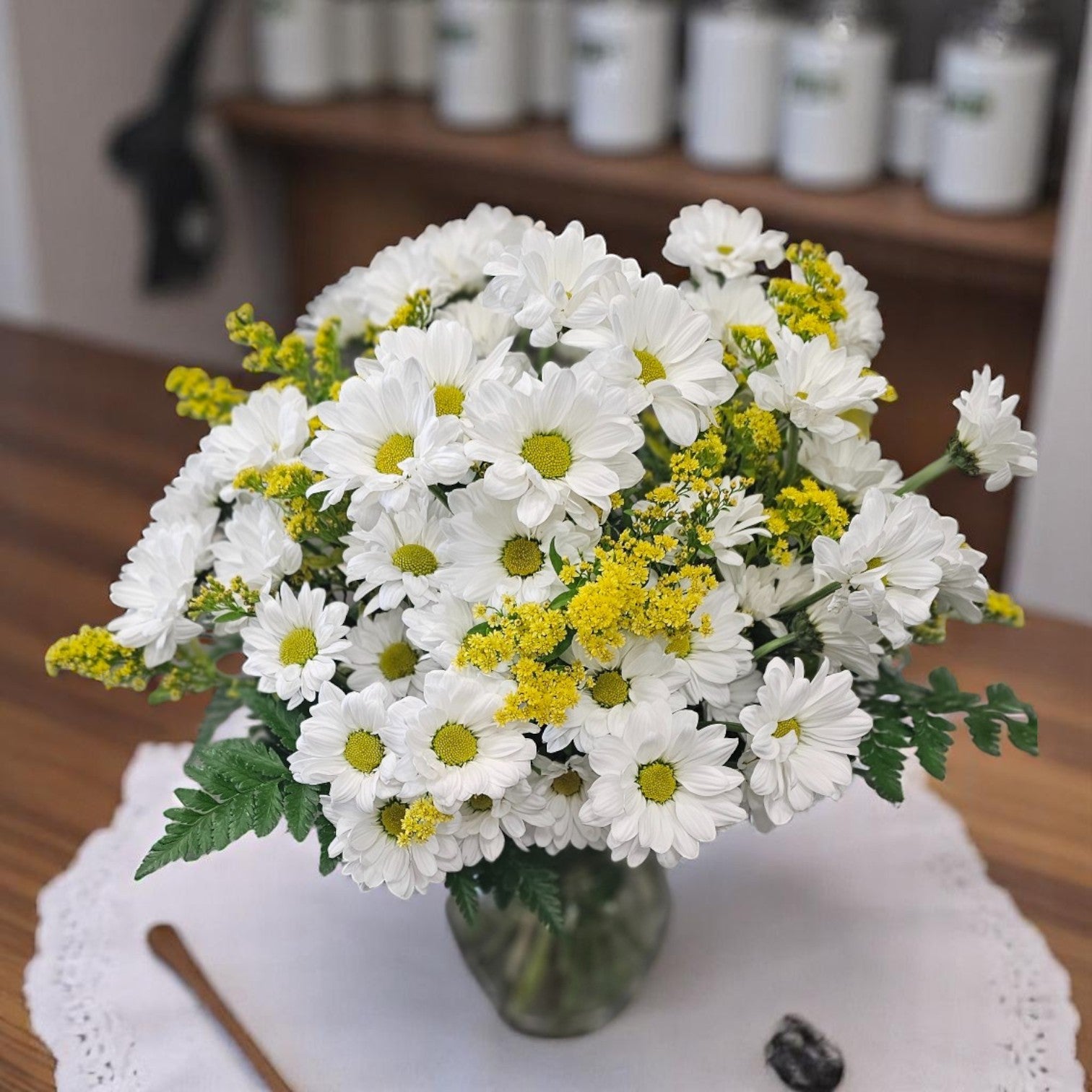 Bouquet Marguerites et Lumière