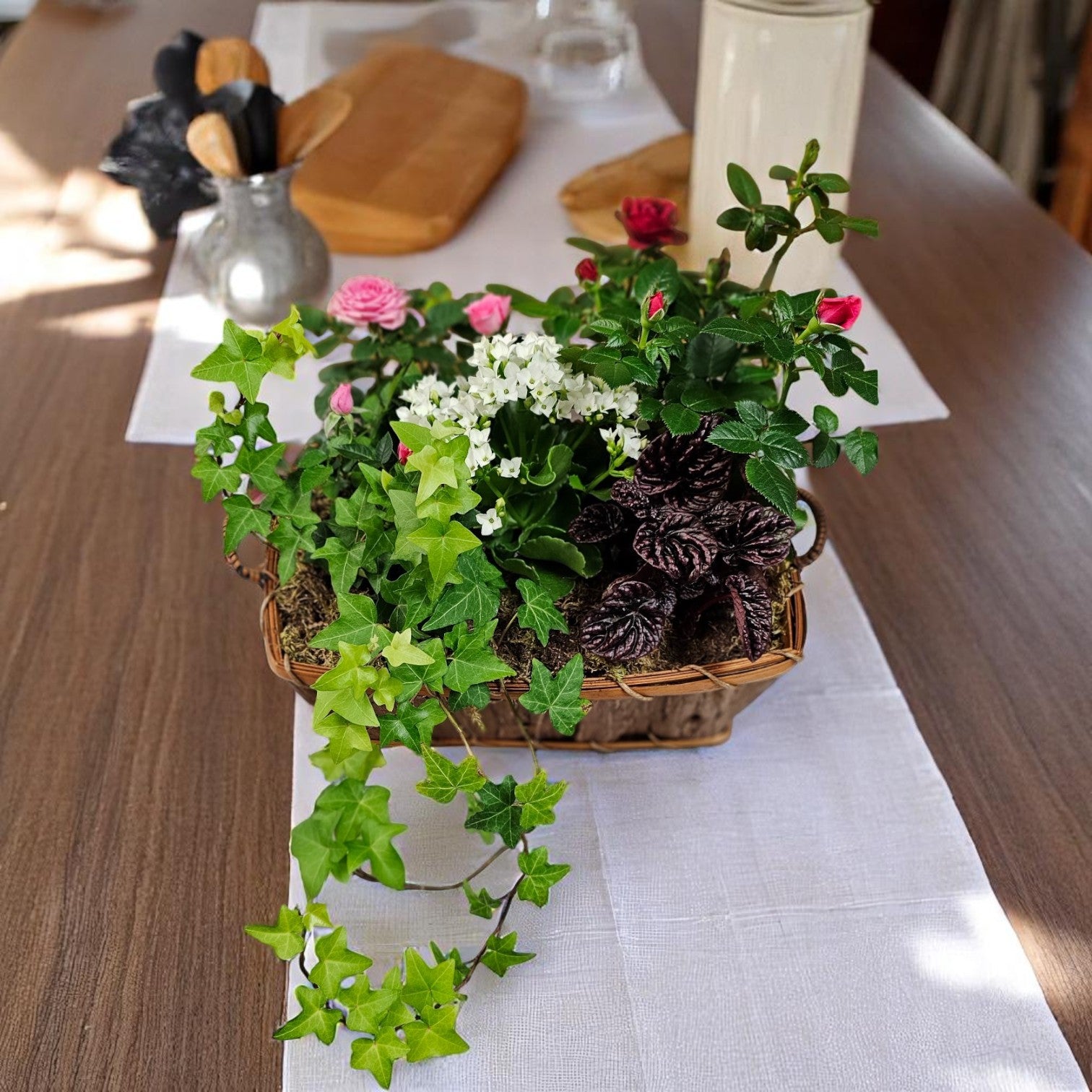 Bouquet Jardin en Panier