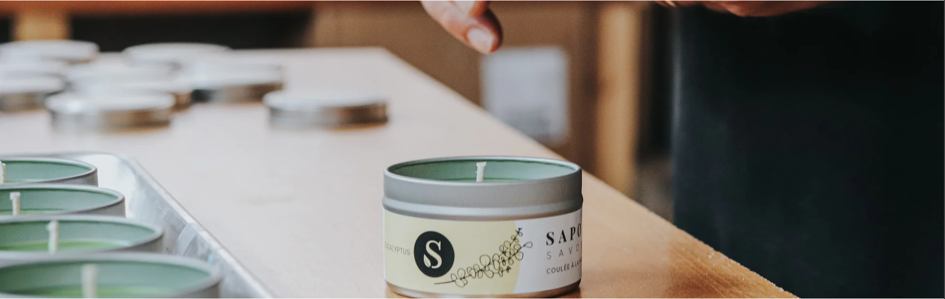 Bougie Artisanale Saponaria