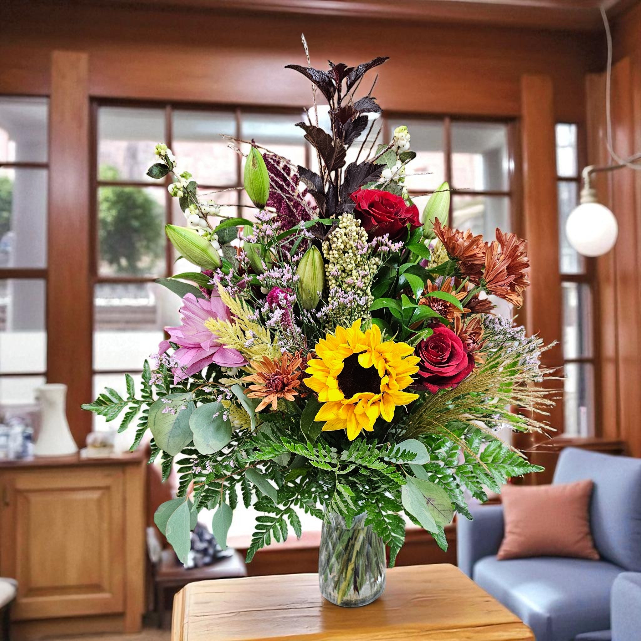 Bouquet Soleil d’Automne – Éclat et Chaleur de la Saison