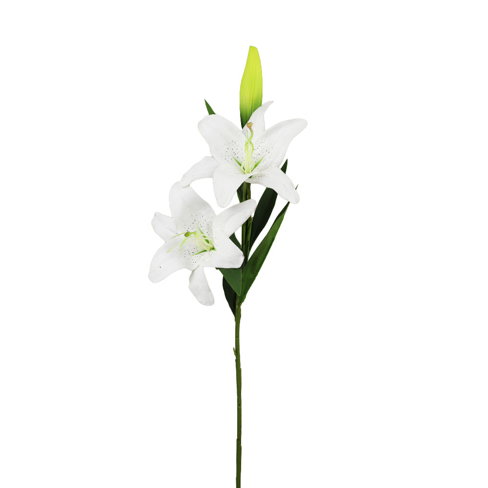 TIGE DE FLEUR DE LYS x 2, BLANC, 32½"