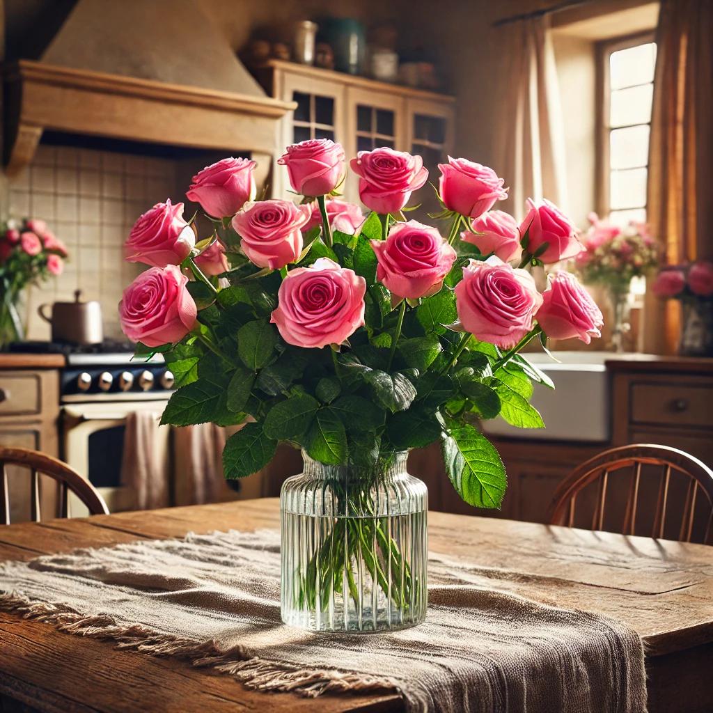 Bouquets de roses roses