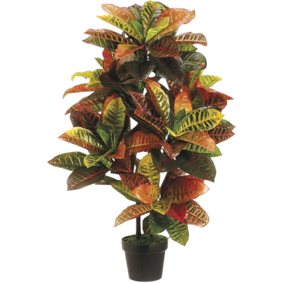 Croton Artificiel Multicolore – 36 pouces