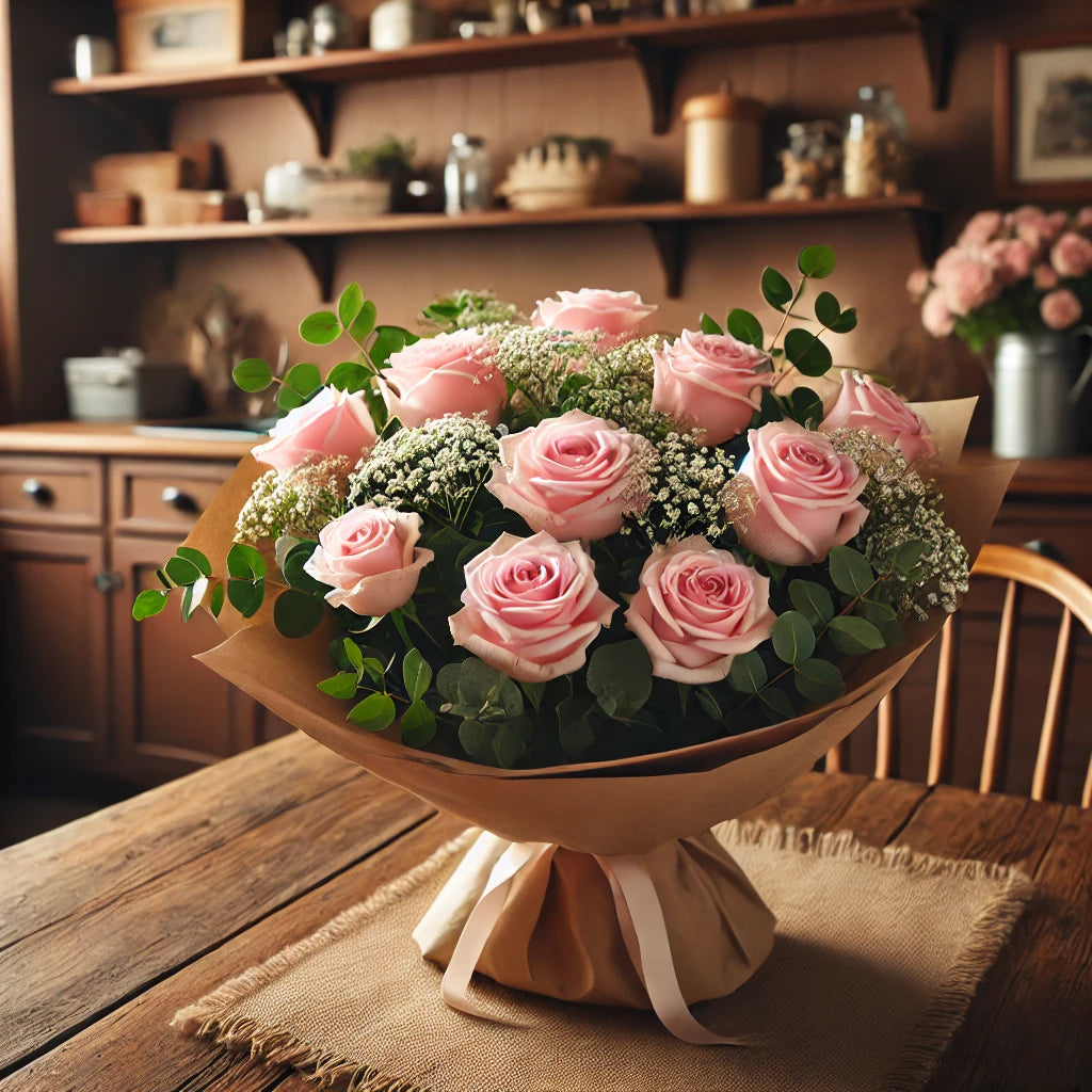 Bouquets de roses roses