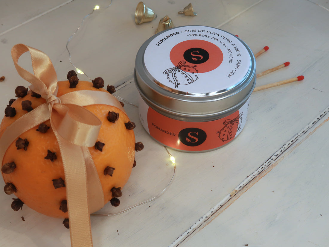 Bougie de soya - Pomander