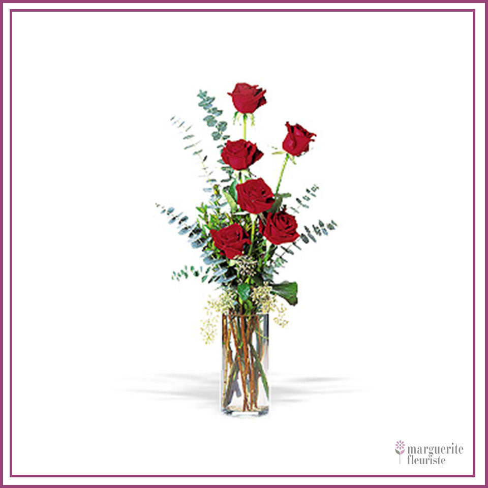 Bouquets de roses rouges