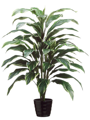 Dracaena Artificielle Panachée – 40 pouces