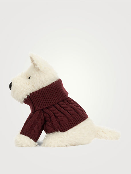 Jellycat| Chien Scottie Munro et son pull d&